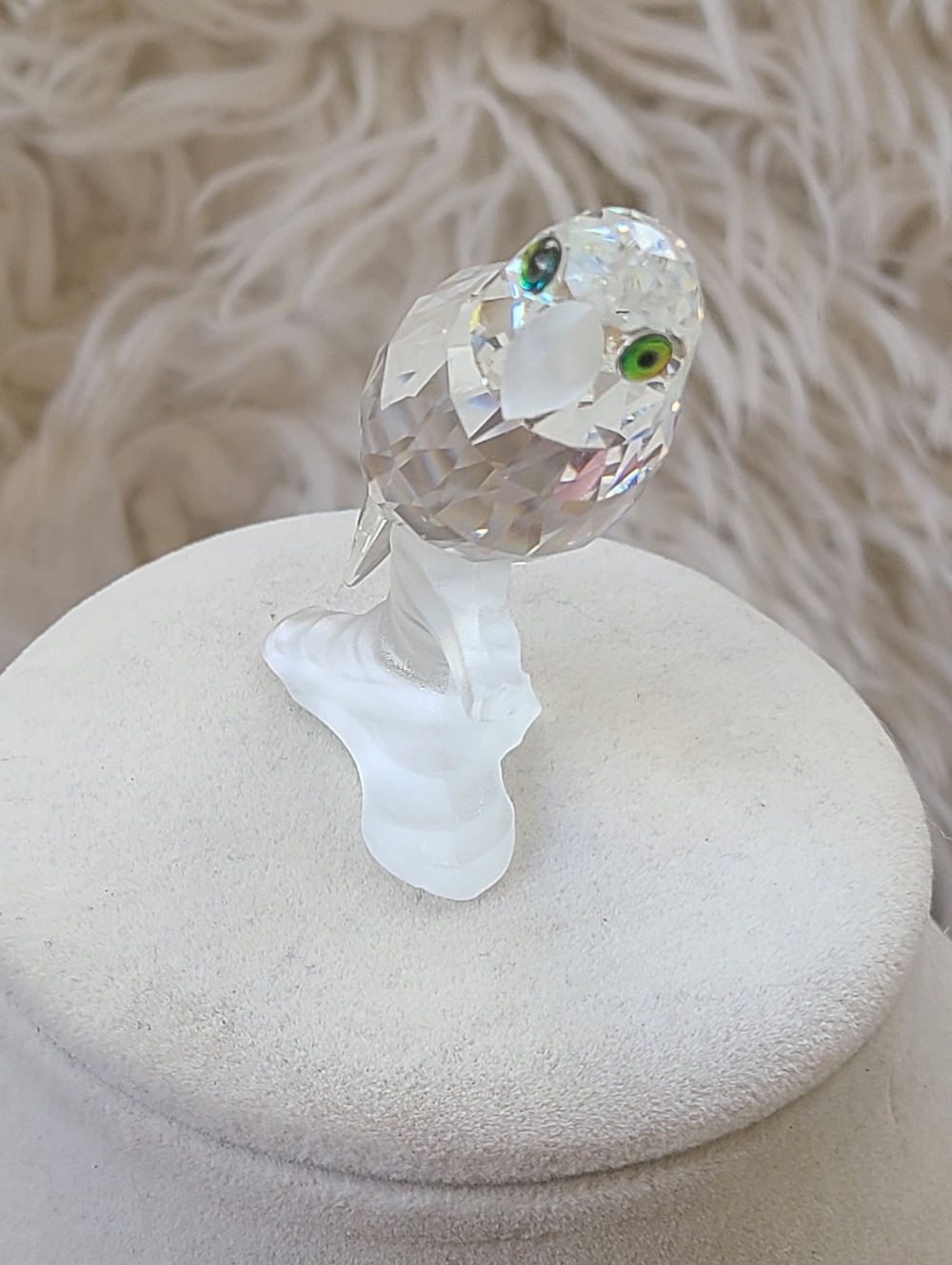 Swarovski Crystal Parrot on Branch (up in the trees) #119443- Excellent Conditio